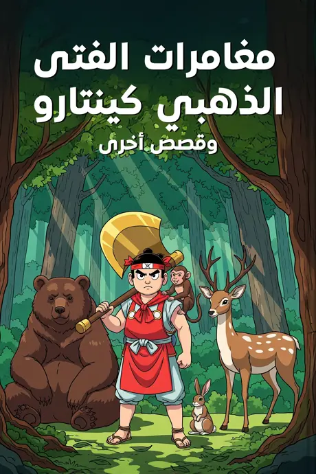 كتاب بعنوان مغامرات الفتى الذهبي كينتارو وقصص أخرى