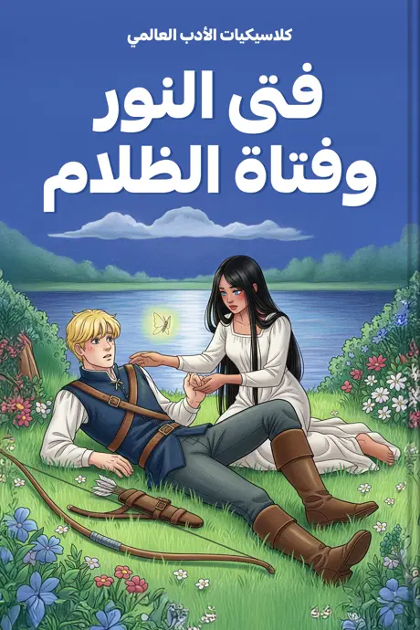 كتاب بعنوان فتى النور وفتاة الظلام