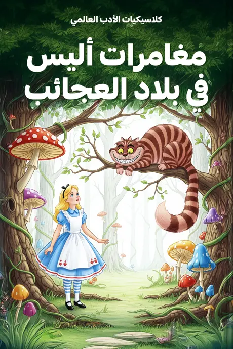 كتاب بعنوان مغامرات أليس في بلاد العجائب