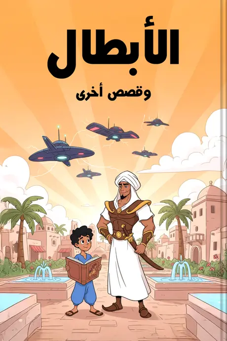 كتاب بعنوان الأبطال وقصص أخرى