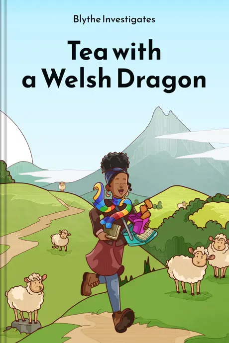 Book title Tea with a Welsh Dragon
