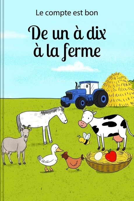 Titre du livre De un à dix à la ferme